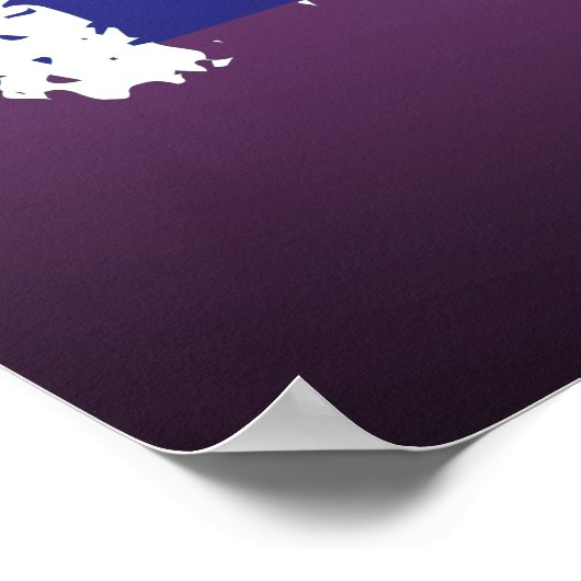 Anti-discriminatie racisme en haat stoppen de haat poster (Hoek)