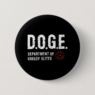 Anti Doge D.o.g.e. Real Betekenis Grappige Definit Ronde Button 5,7 Cm