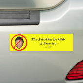 Anti-Don Le Bumpersticker (Op auto)