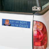 Anti Donald Trump 2024 Verkiezing Nope to the Grop Bumpersticker (Op Truck)