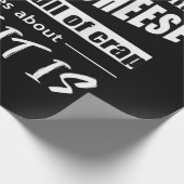 Anti-Donald Trump is net als Amerikaanse Cheese Wo Cadeaupapier (Hoek)