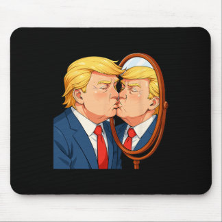 Anti-donald Trump Kissing Mirror - Narcissism Sati Muismat