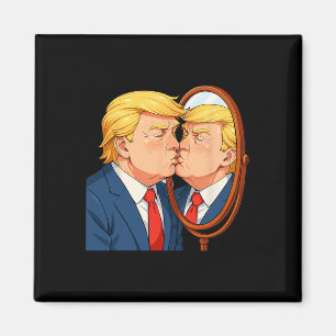 Anti-Donald Trump Kusspiegel - Narcisme Bevredigin Magneet