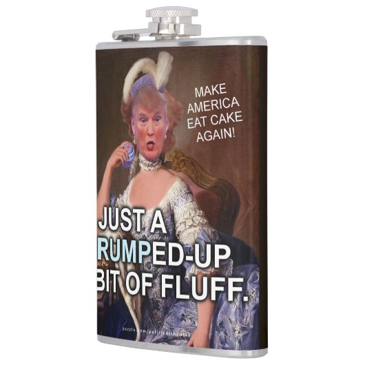 Anti-Donald Trump Marie Antoinette 2016 Verkiezing Heupfles (Links)