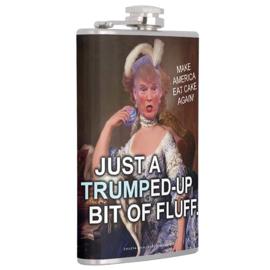 Anti-Donald Trump Marie Antoinette 2016 Verkiezing Heupfles (Rechts)