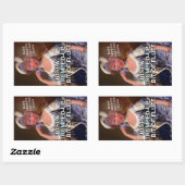 Anti-Donald Trump Marie Antoinette 2016 Verkiezing Rechthoekige Sticker (Vel)