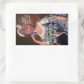 Anti-Donald Trump Marie Antoinette 2016 Verkiezing Rechthoekige Sticker (Tas)