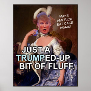 Anti-Donald Trump Marie Antoinette 2020 Verkiezing Poster