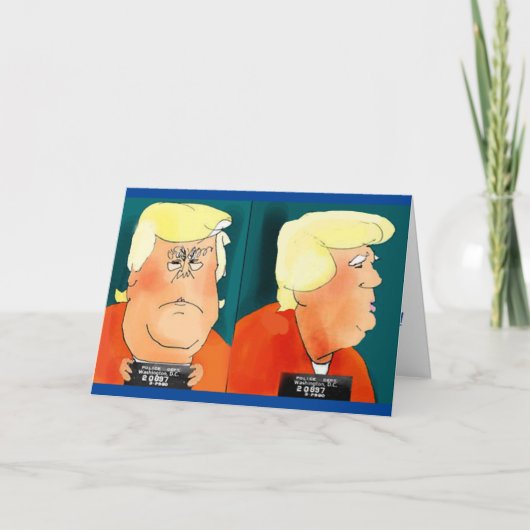 Anti-Donald Trump-Mok grappig gejaagd Kaart (Voorkant)