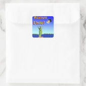 Anti Donald Trump Stem Democraat Biden Harris 2020 Vierkante Sticker (Tas)