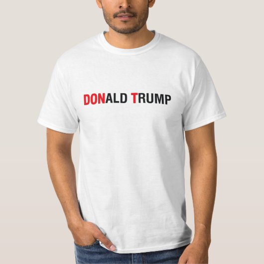 Anti-Donald Trump T-shirt (Voorkant)