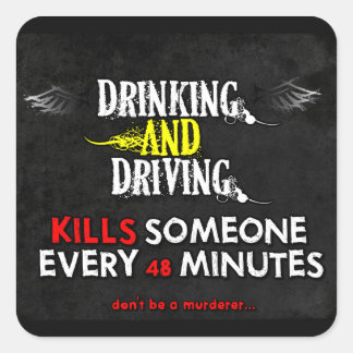 Anti-Drink & het drijven Stickers