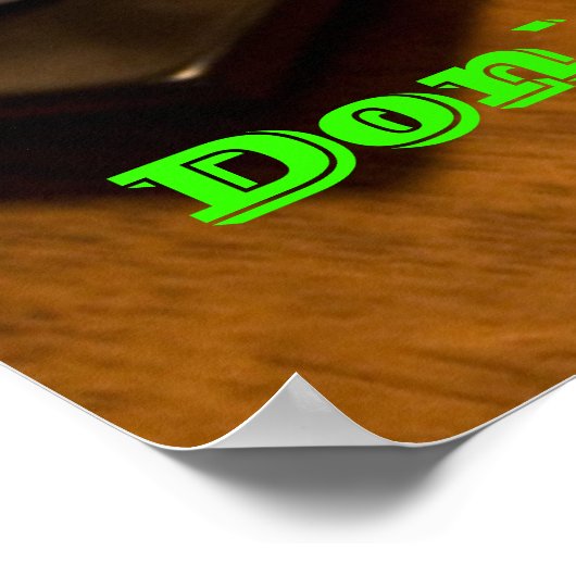 Anti-Drink posters op groen (Hoek)