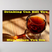 Anti-Drink posters op groen (Voorkant)
