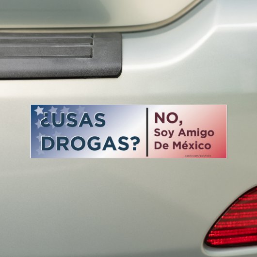 Anti-drugsbumpersticker Bumpersticker (Op auto)