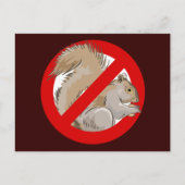 Anti-eekhoorn Briefkaart (Voorkant)