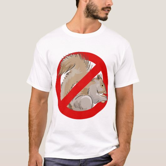 Anti-eekhoorn T-shirt (Voorkant)