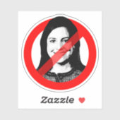 Anti-Elise Stefanik Custom-Cut Vinyl Sticker (Vel)