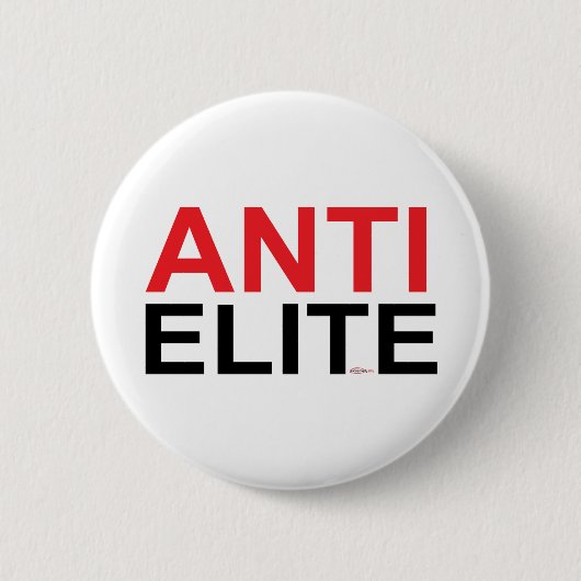 Anti-Elite Ronde Button 5,7 Cm (Voorkant)