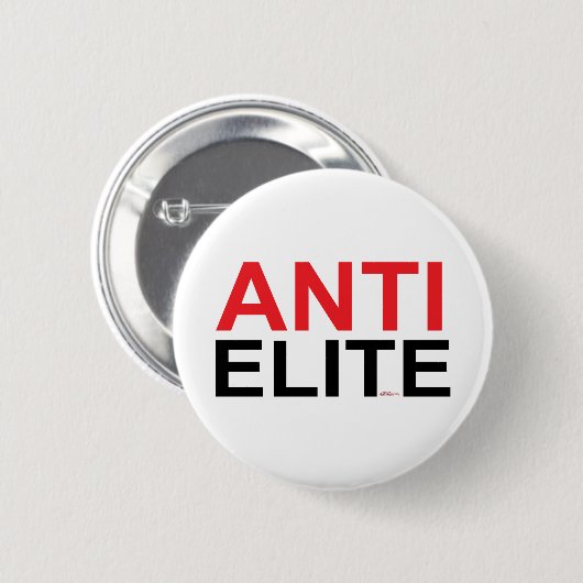 Anti-Elite Ronde Button 5,7 Cm (Voorkant /achterkant)