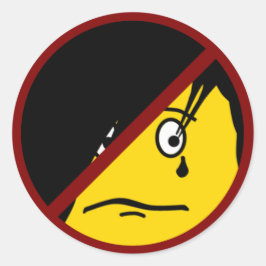 Anti EMO emoticon Sticker