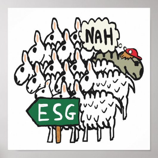 Anti-ESG Poster (Voorkant)