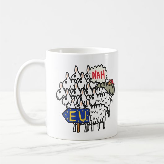 Anti-EU Brexit Koffiemok (Links)