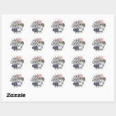 Anti-EU Brexit Ronde Sticker (Vel)