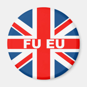 Anti-EU Britse vlag Magneet