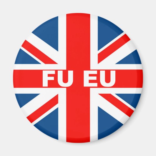 Anti-EU Britse vlag Magneet (Voorkant)