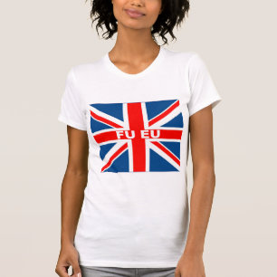 Anti-EU Britse vlag T-shirt