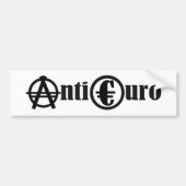 ANTI EURO BUMPERSTICKER (Voorkant)