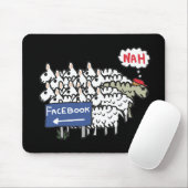 Anti-Facebook Muismat (Met muis)