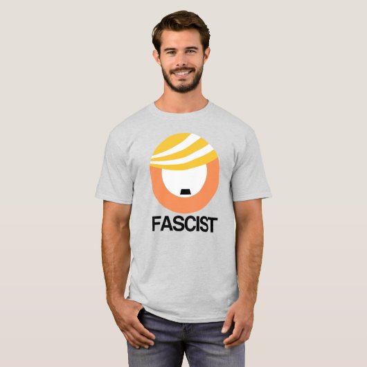 ANTI-FACISME T-SHIRT (Voorkant volledig)