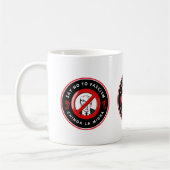 Anti-fascisme denim jas koffiemok (Links)