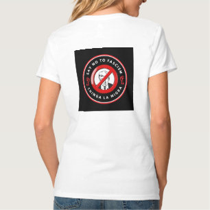 Anti-fascisme denim jas t-shirt