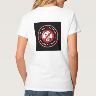 Anti-fascisme denim jas t-shirt