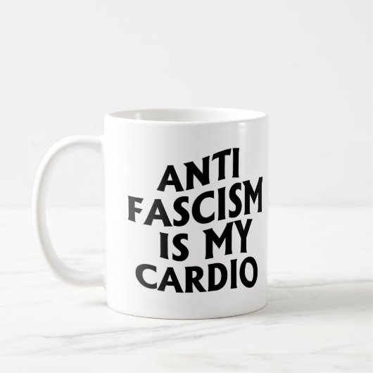 Anti Fascisme is mijn Cardio Koffiemok (Links)