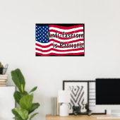 Anti-fascisme is Patriottisch Poster (Thuiskantoor)