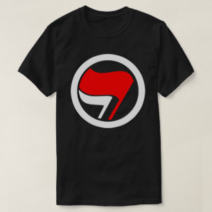 Anti-Fascisme Vlag Omgekeerd T-shirt