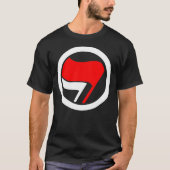 Anti-Fascisme Vlag Omgekeerd T-shirt (Voorkant)