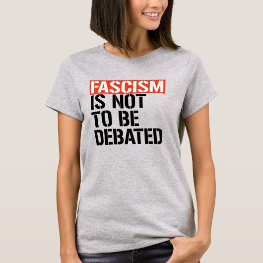 ANTI-FASCISTISCH T-SHIRT (Voorkant)