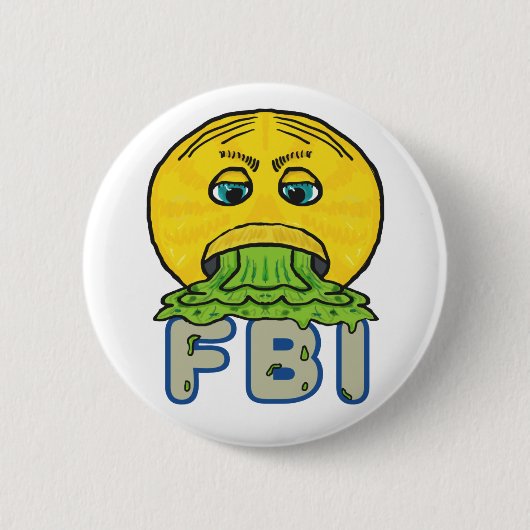 Anti-FBI Ronde Button 5,7 Cm (Voorkant)