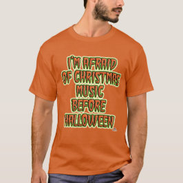 Anti-feestmuziek voor Halloween T-shirt