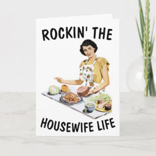 ANTI-FEMINIST FUNNY RETRO FRIENDSHIP WENSKAART KAART