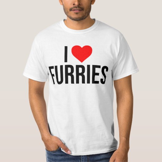 anti-furry Love T-shirt (Voorkant)