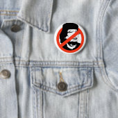 ANTI-GADDAFI RONDE BUTTON 5,7 CM (In situ)