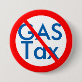 Anti-gasbelastingverhogingen Ronde Button 7,6 Cm (Voorkant)