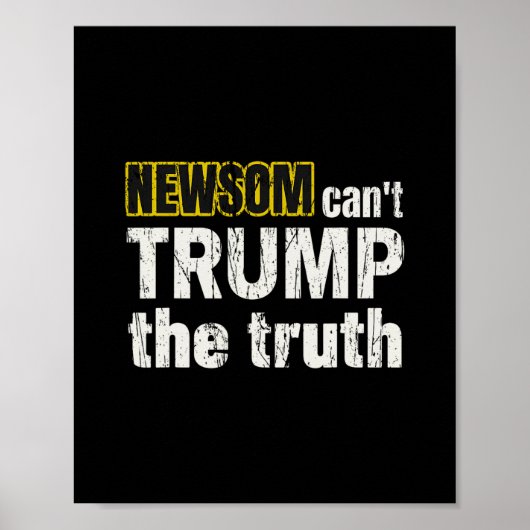 Anti Gavin Newsom Poster (Voorkant)