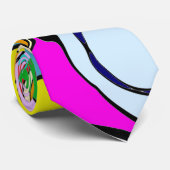 Anti-geometrische variatie stropdas (Opgerold)